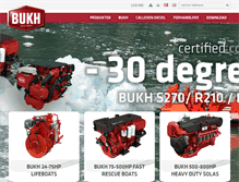 Tablet Screenshot of bukh.dk